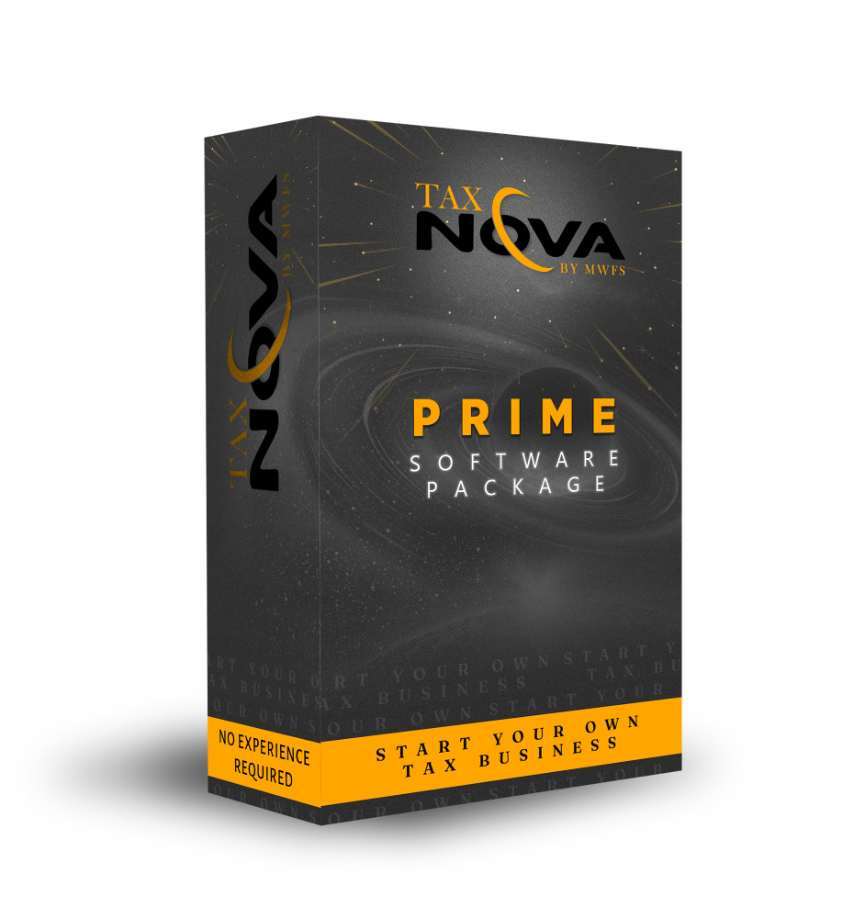 TaxNova Prime software package box